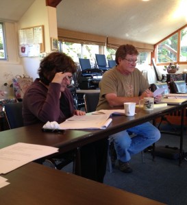 Nancy Woods and Mark Robben in Greenhouse